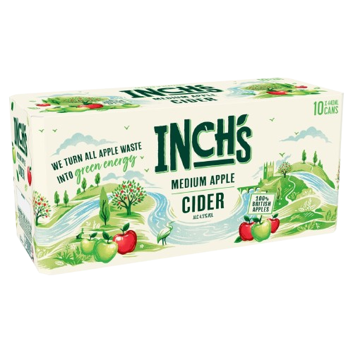 Inchs Medium Apple Cider 10 Pack 440ml