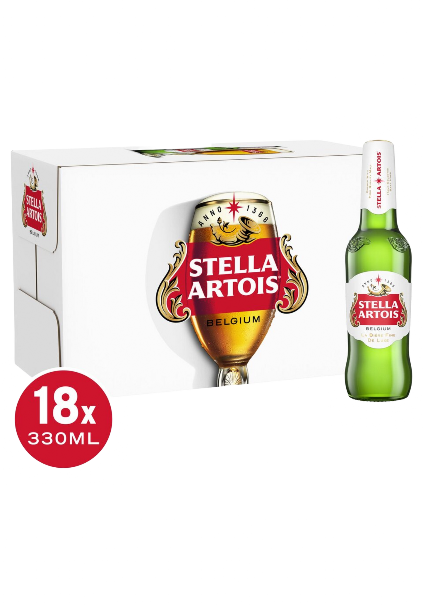 Stella Artois 18 x 330ml Multipack