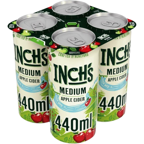 Inchs Medium Apple Cider 4 x 440ml