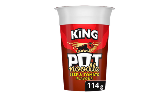 King Pot Noodle Beef & Tomato