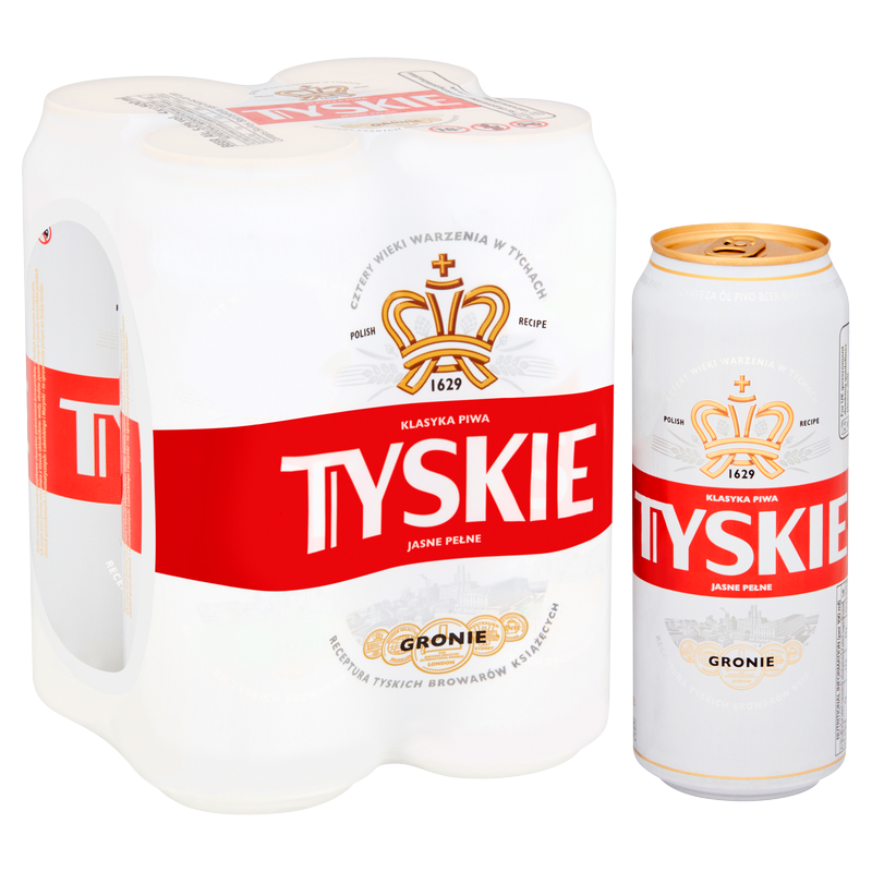 Tyskie 500ml 4 Pack