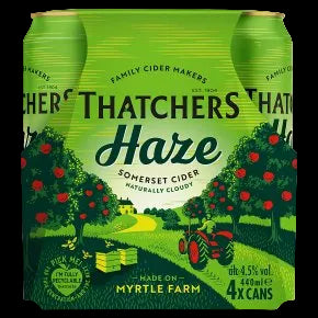 Thatchers Haze 4 Pack 440ml